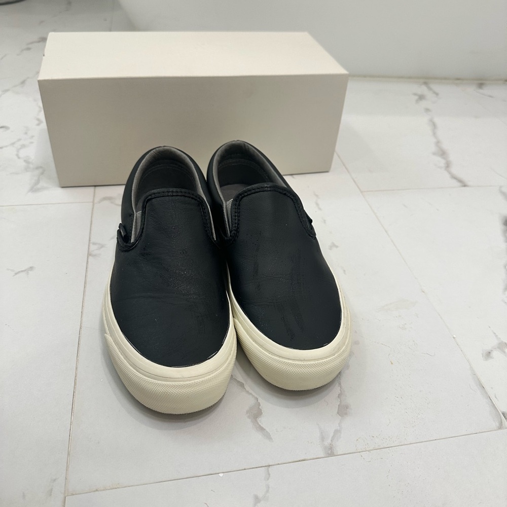 Vans Classic Slip-On Black Sneakers aritzia collab